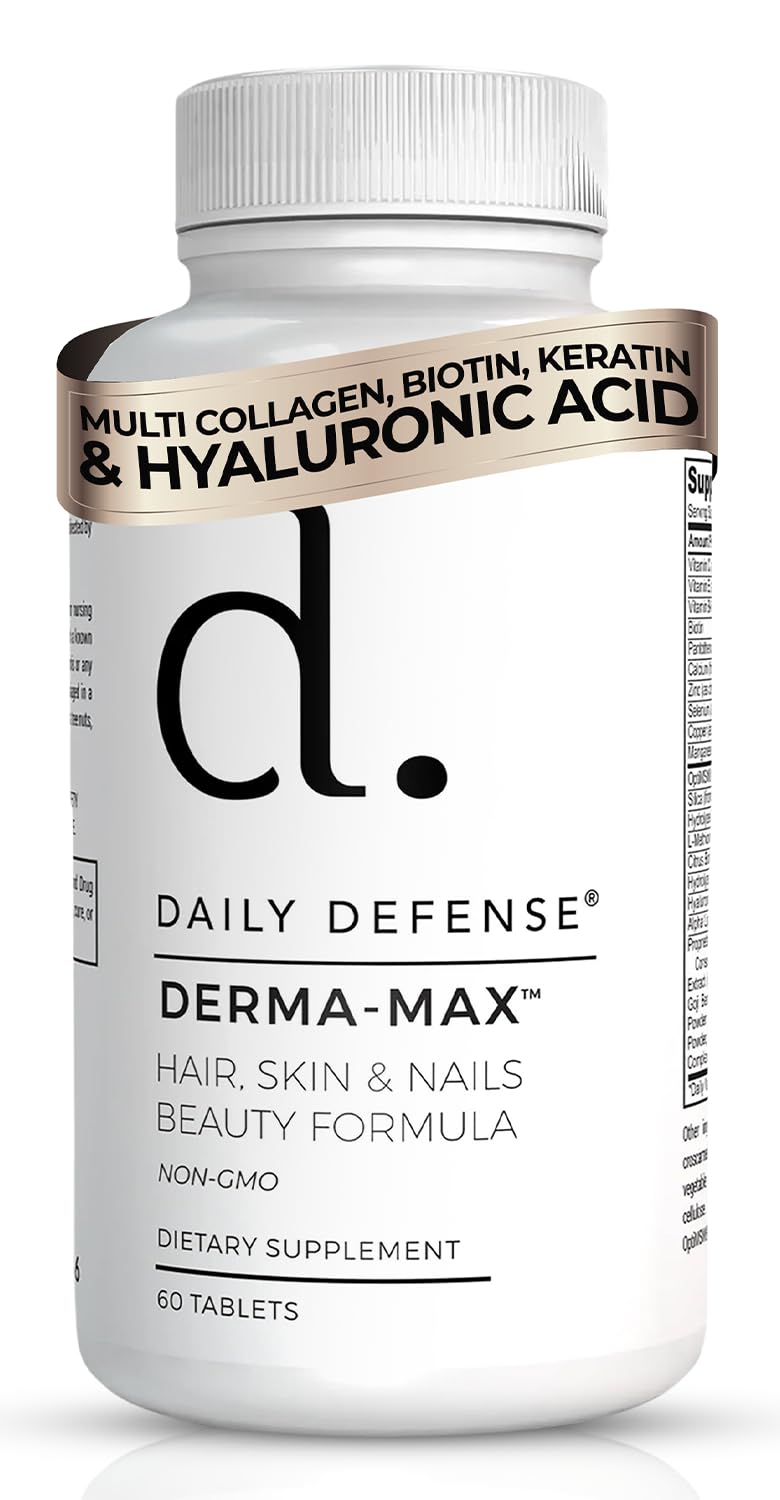 Collagen Supplements for Women - Hair Skin and Nails Vitamins with Biotin and Collagen, Calcium & More for Healthy Hair, Healthy Nails & Healthy Skin - Hair Vitamins for Men & Women