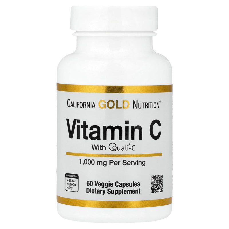 Lake Avenue Vitamin C, Quali-C, 1,000 mg, 60 Veggie Capsules