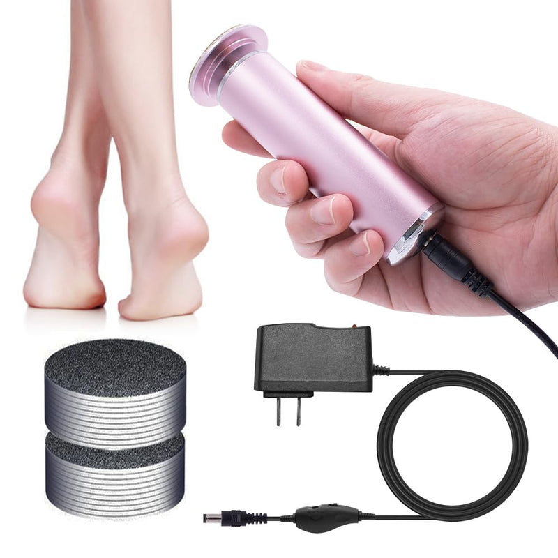 Dr.Pedi Electric Callus Remover for Feet Speed Adjustable Electric Foot File with 60pcs Replacement Sandpaper Discs Pro Pedicure Foot Filer Dead Dry Hard Skin Calluses Foot Grinder Pink - BeesActive Australia