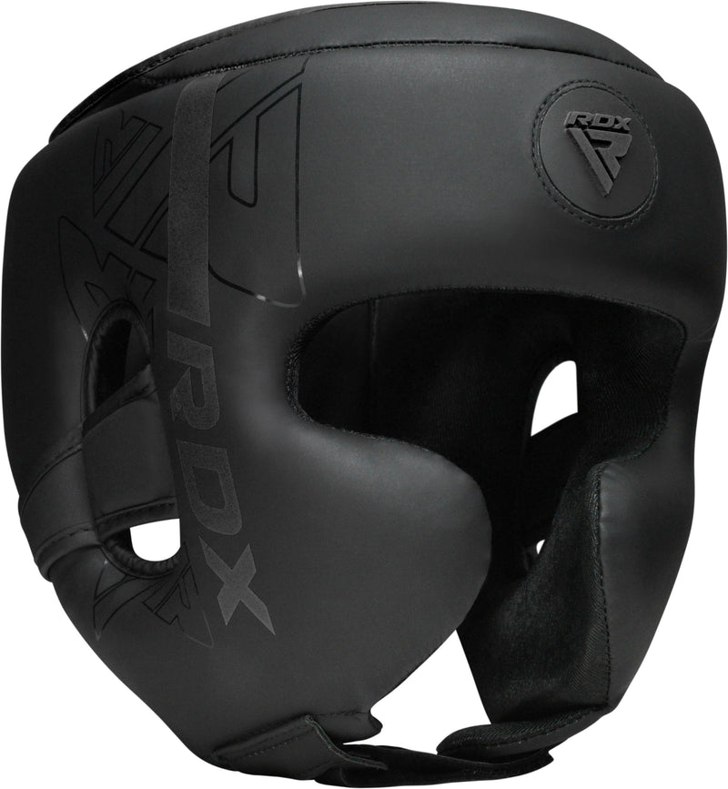 RDX Boxing Headgear, MMA Training, Adjustable Padded Kara,Muay Thai Headgear, Kickboxing, Sparring, Martial Arts, Karate, Taekwondo Helmet BLACK Large - BeesActive Australia