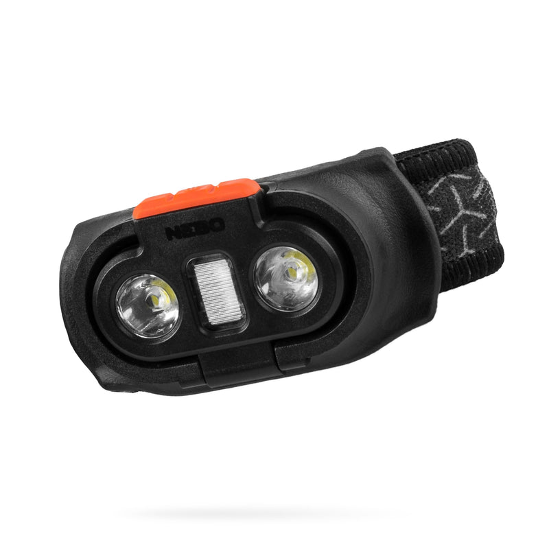 NEBO Einstein Powerful 1000 Lumen Headlamp with Flexpower, Compact Low-Profile Headlamp with 5 Light Modes, Black 1000 Lumens