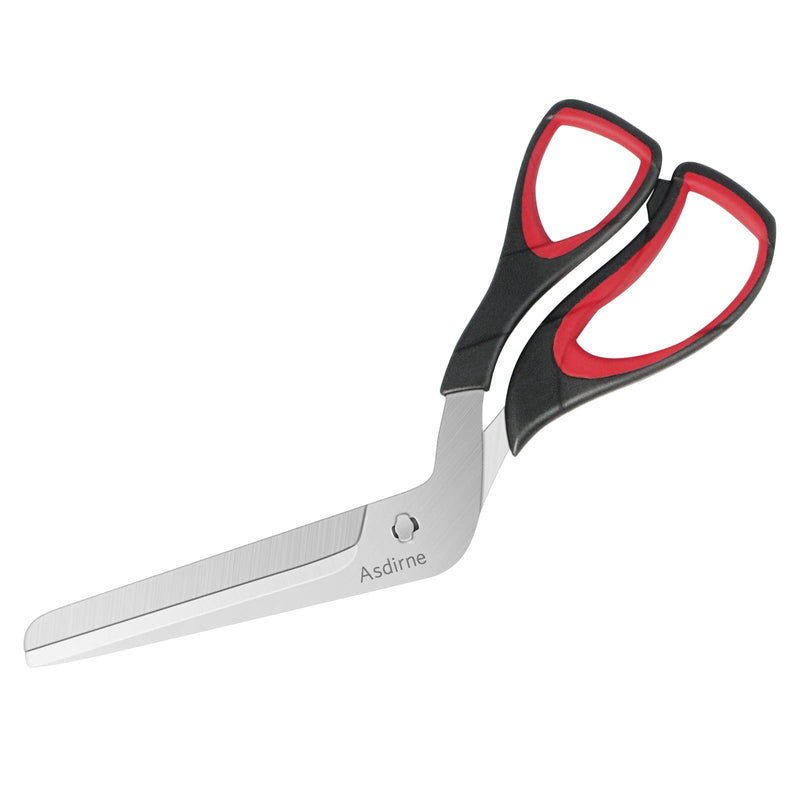 Asdirne Pizza Scissors, Pizza Cutter with Ultra Sharp Detachable Blade and Ergonomic Soft Grip, 10.3Inch, Black&Red - BeesActive Australia