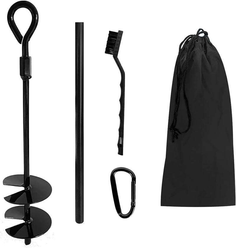 Heavy Duty Dog Tie Out Stake Spiral Strong Ground Anchor for Large Dog Up to 150 lbs, Dog Stake Runner for Yard, Dog Leads for Yard, Outdoor Dog Run for Camping Gear or Beach Accessories - BeesActive Australia