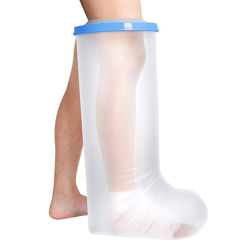 Bukihome Shower Watertight Foot Protector, Adult Leg Cast Covers, Extra Large Capacity Adult Thigh Tension & Super Waterproof Leg Protector, For Thigh size 21.65-23.23 inches Clear 1 Count (Pack of 1) - BeesActive Australia