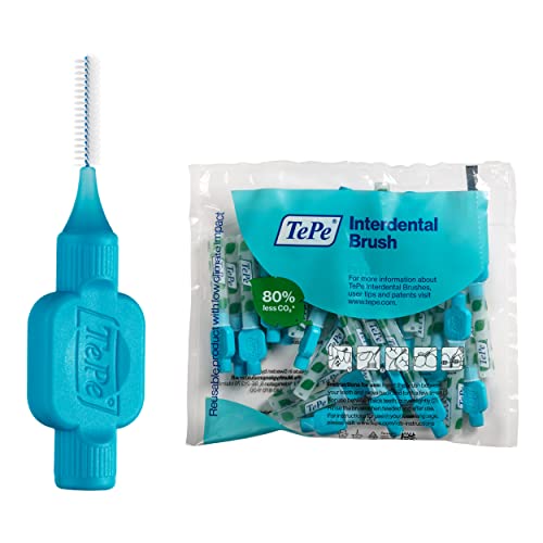 TEPE Original Interdental Brushes 0.6 mm Blue 25 pcs 1 Count (Pack of 25)