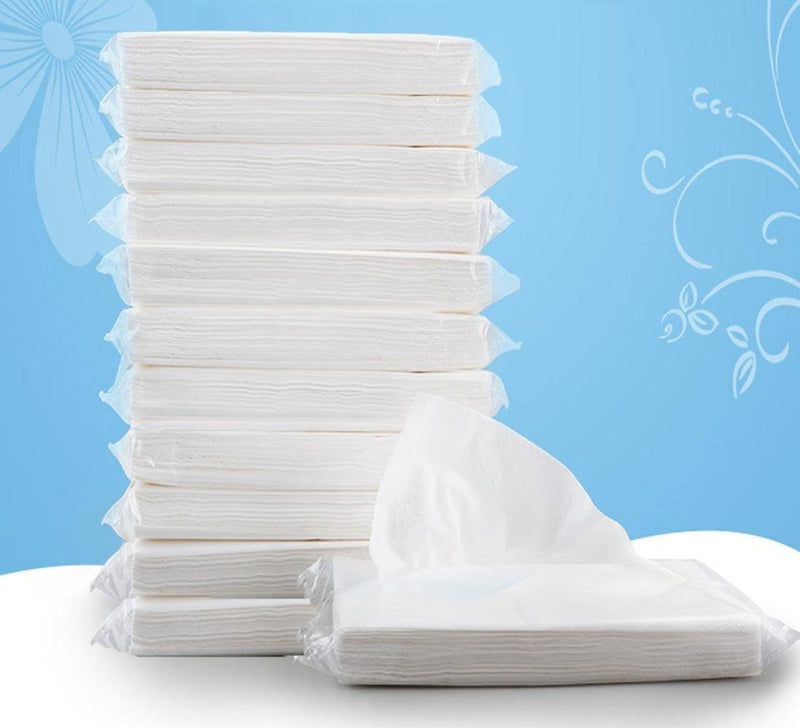 Car Tissue Refill, Disposable Facial Tissues, Face Towel, Tissues Travel Size Pack For Purse, 12 Packets, 360 Sheets, Soft And Comfortable - BeesActive Australia