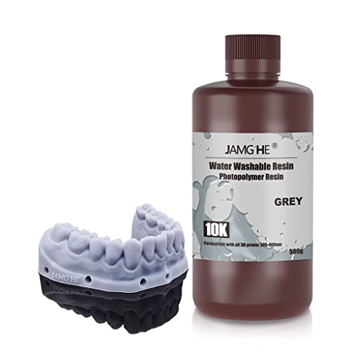 JAMG HE Dental Model Resin Water Washable Orthodontic Brace Model Grey 500g