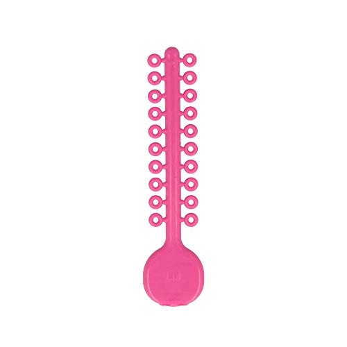 American Orthodontics Ligatures, Pink, Non Latex, 50 Stick, 1000 Count