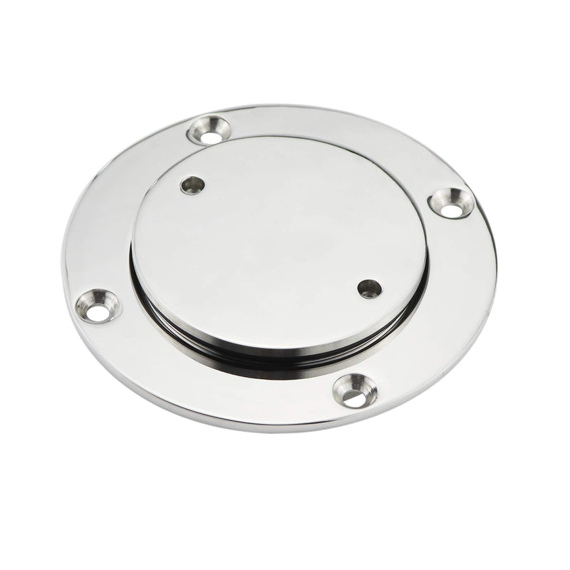 keehui Marine 316 Stainless Steel 3inch/4inch Inspection Deck Plate W/Screws for Boat 3IN - BeesActive Australia