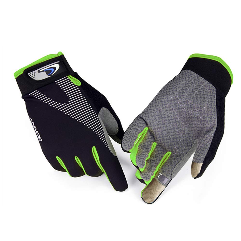 Ultimate Flying disc Gloves Ultimate Grip and Disc Gloves Breathable Non-Slip Sport Cycling Golf Glove, Improve Throws & Catches 1 Pair Green Small - BeesActive Australia