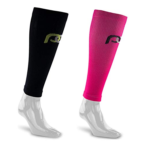 PRO Compression - Calf Compression Sleeve for Pain Relief, Unisex Calf Compression Sleeve for Calf Pain Relief | Calf Guard for Running, Cycling, Nurses, and Sports (Black, Small)