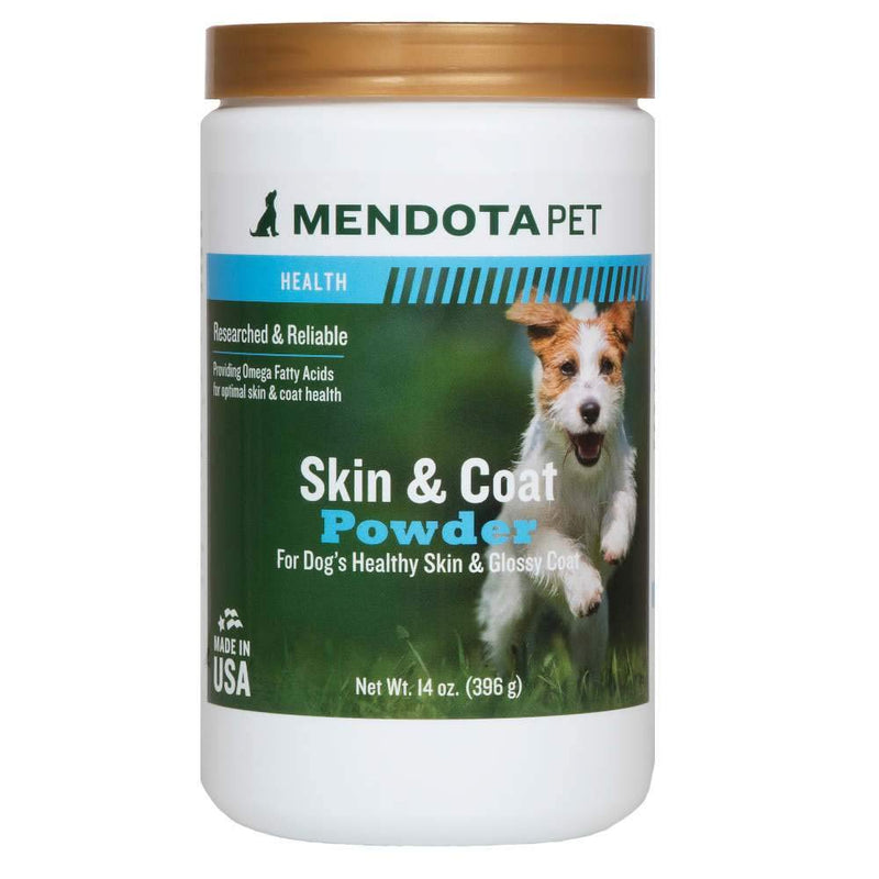Mendota Pet Skin & Coat Powder - Healthy Skin & Coat - 14 oz