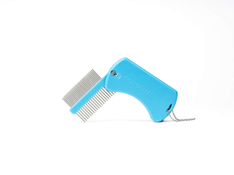 Foldable Grooming Comb for Dogs, Cats, and Horses: Demat and Detangle Comb, Remove Loose Fur or Loose Hair, Smooths Mats and Tangles, Great for On-The-Go Travel - BeesActive Australia