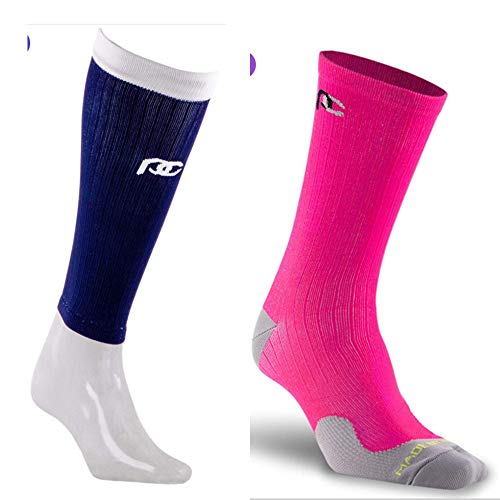 PRO Compression - Calf Compression Sleeve for Pain Relief, Unisex Mid-Length Compression Socks for Pain Relief, Unisex