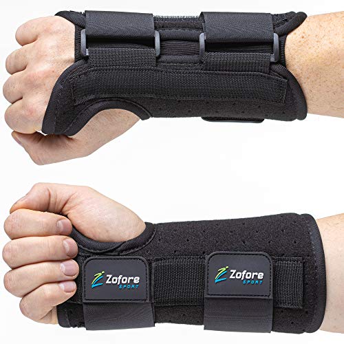 ZOFORE SPORT Carpal Tunnel Wrist Brace Night Support, Right hand - S/M 2 strap brace Right S/M