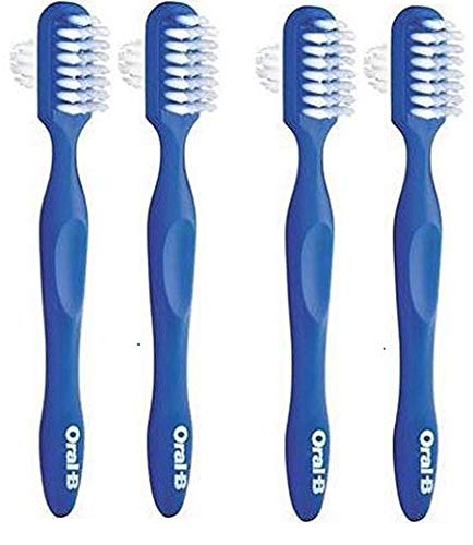 Oral B Denture Brush Dual Head - Pack of 4