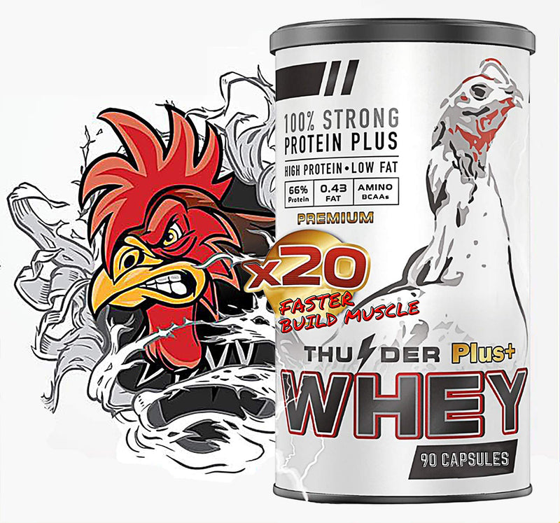HULX Faster X3 New Formula Vitamins Health Chicken Supplement Capsules Faster X3 New Formula Whey Protein+ & Restore+ 90 Capsules