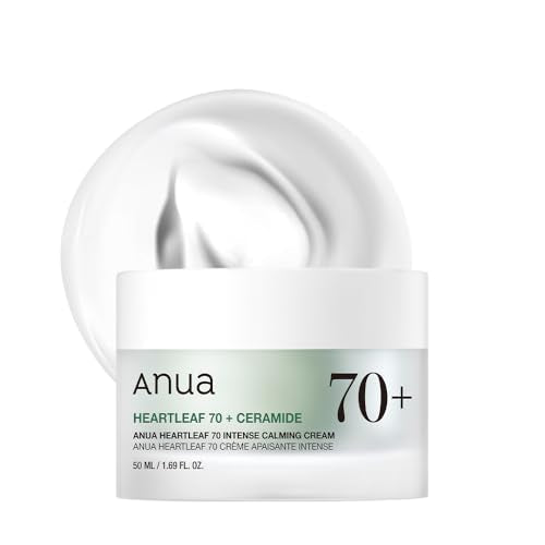 Anua Heartleaf 70 Intense Calming Cream with Ceramide, 1.69 fl.oz
