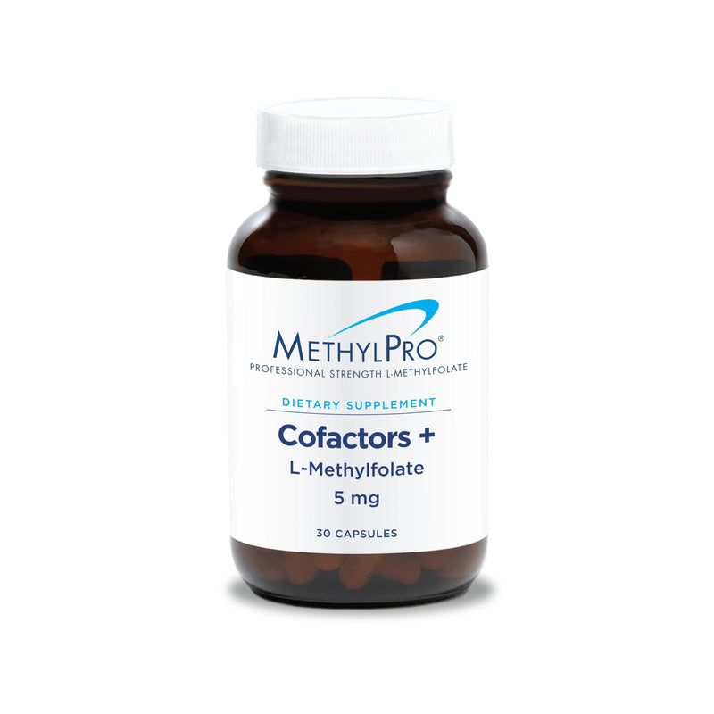 MethylPro Cofactors with L-Methylfolate 5 mg, 30 Capsules | Vitamins B6, B12 and Magnesium with Active Folate for Methylation and Biochemical Reactions, Hypoallergenic