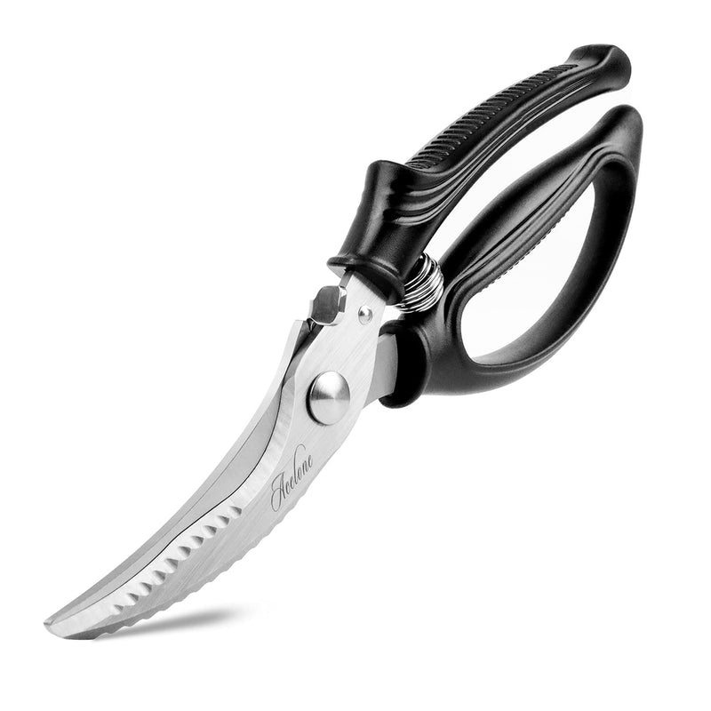 ACELONE Poultry Shears - Heavy Duty Kitchen Chicken Shears With Anti-Slip Handle & Safety Lock - Poultry Scissors for Meat, Game, Chicken, Bone, Poultry & More - Spring Loaded. - BeesActive Australia