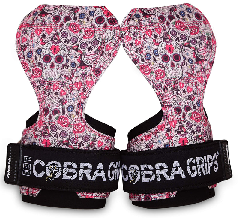 Cobra Grips PRO Weight Lifting Gloves Heavy Duty Straps Alternative Power Lifting Hooks Best for Deadlifts Adjustable Neoprene Padded Wrist Wraps Support Bodybuilding (FIT Coco Leather) - BeesActive Australia