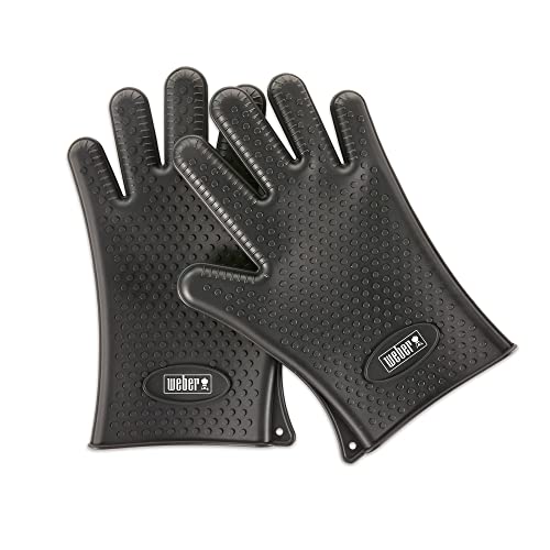 Weber® Silicone Grilling Gloves, Black