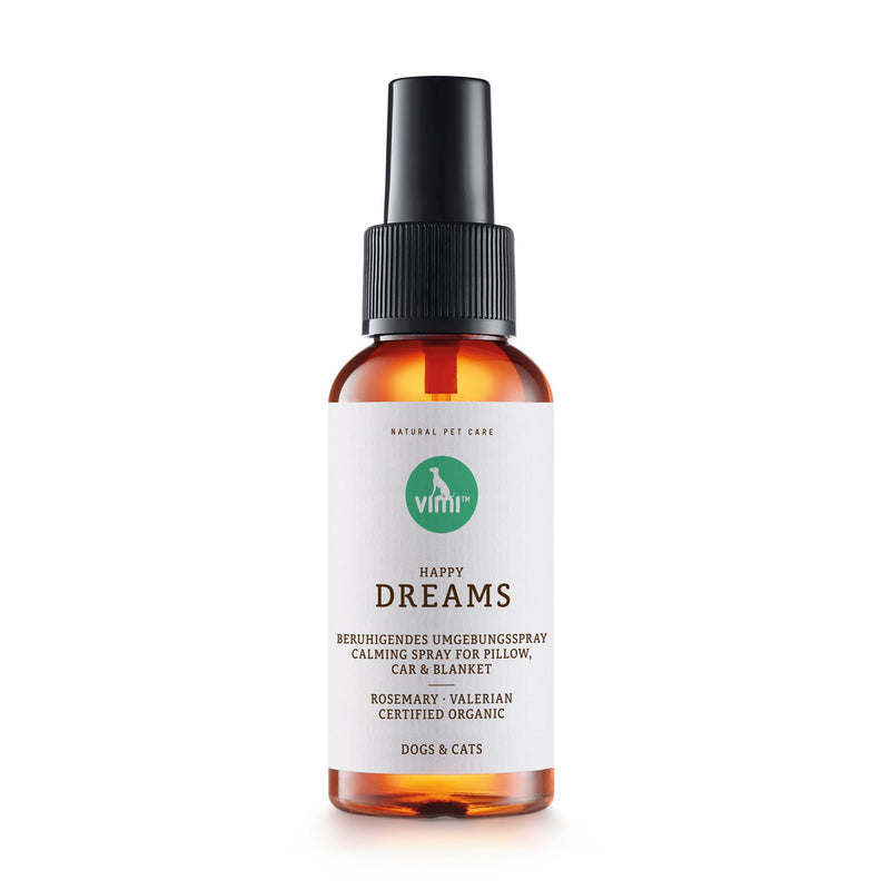 animaux vimi - Happy Dreams I Basket and Environment Spray for Dogs and Cats I Supports Calming and Well-Being with Rosemary and Valerian - PawsPlanet Australia