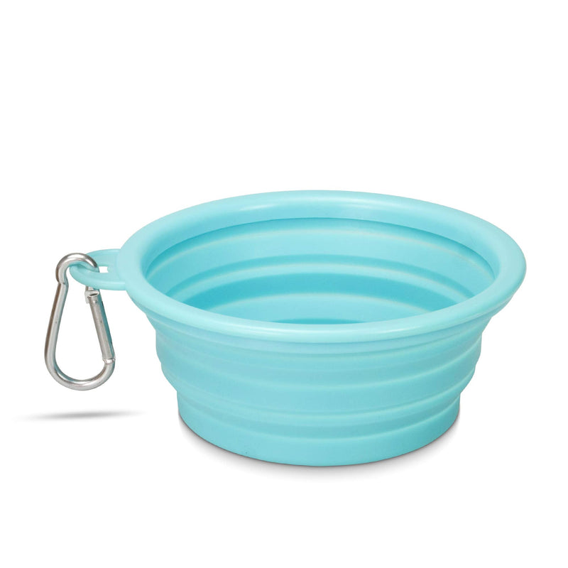 Made Easy Kit Portable Collapsible Dog Bowl for Water or Food great Pet Travel Bowl in multiple sizes (Standard - 12oz, Teal) Standard 12oz - BeesActive Australia