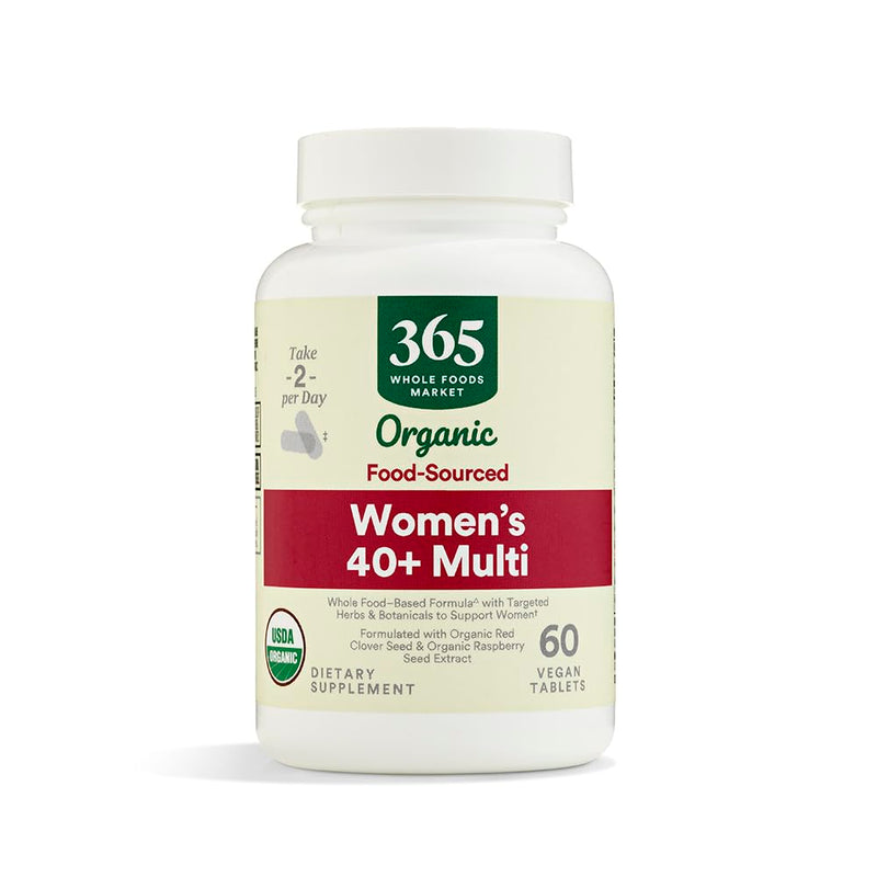 365 by Whole Foods Market, Vitamin Multi Womens 40 Plus Food Cultured, 60 Count