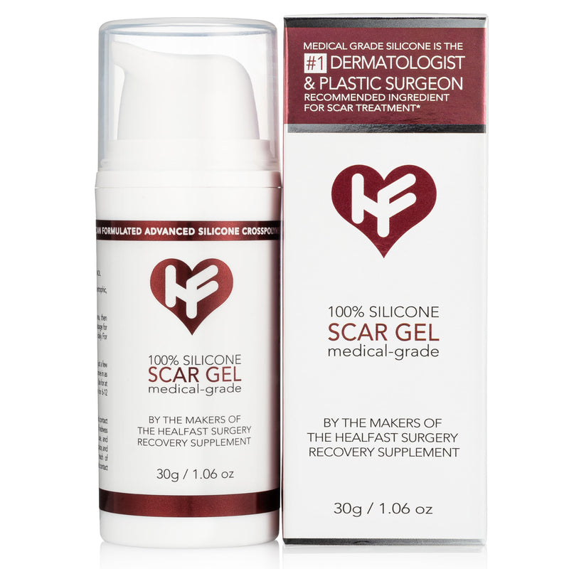 HealFast Silicone Scar Gel & Cream for Surgical Scars - Medical Grade Scar Treatment & Removal for Keloid, Acne, Burns, C Section, Stretch Marks - Physician Formulated Advanced Silicone Gel for Scars - BeesActive Australia