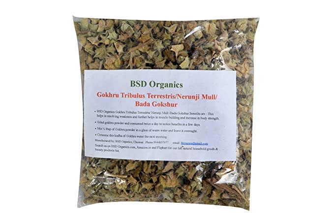 Gokhru Tribulus Terrestris/Nerunji Mull/Bada Gokshur (50 Grams / 1.7 Ounce) 1.7 Ounce (Pack of 1) - BeesActive Australia