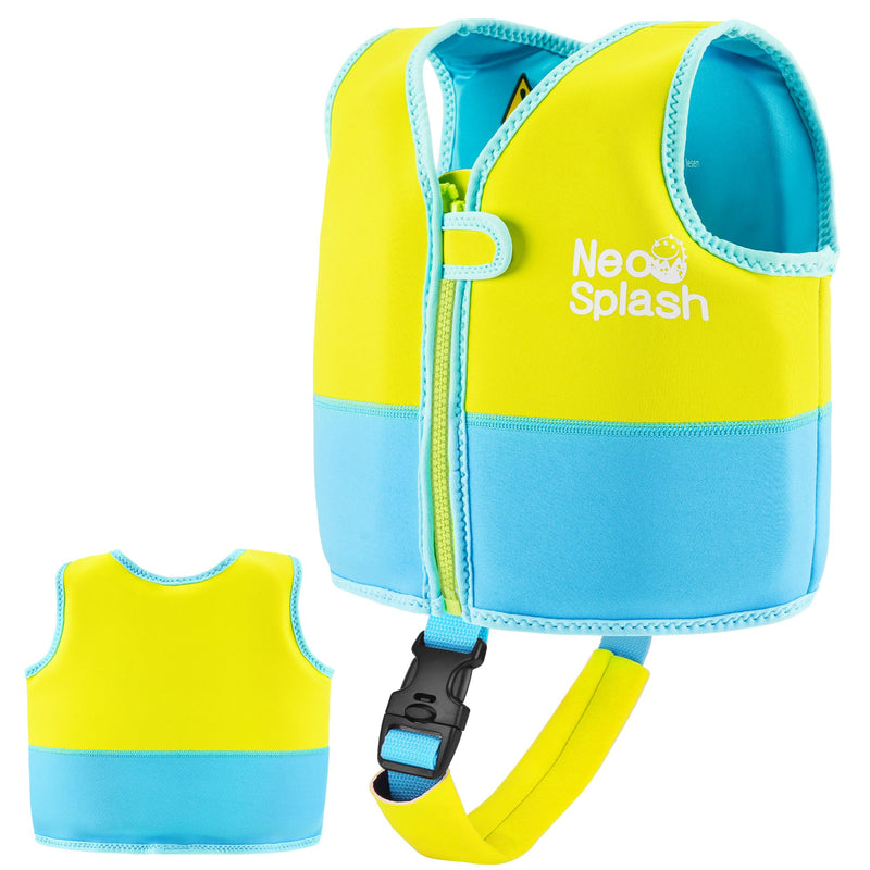 Kids Swim Vest Neoprene Swimming Aid with Adjustable Safety Strap for Age 1-3 and 3-6 KS-GB - BeesActive Australia