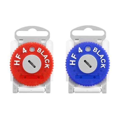 HF4 Pro Wax Guards Hearing Aids Wax Filters Earwax Traps (Red&BLue) Red&BLue