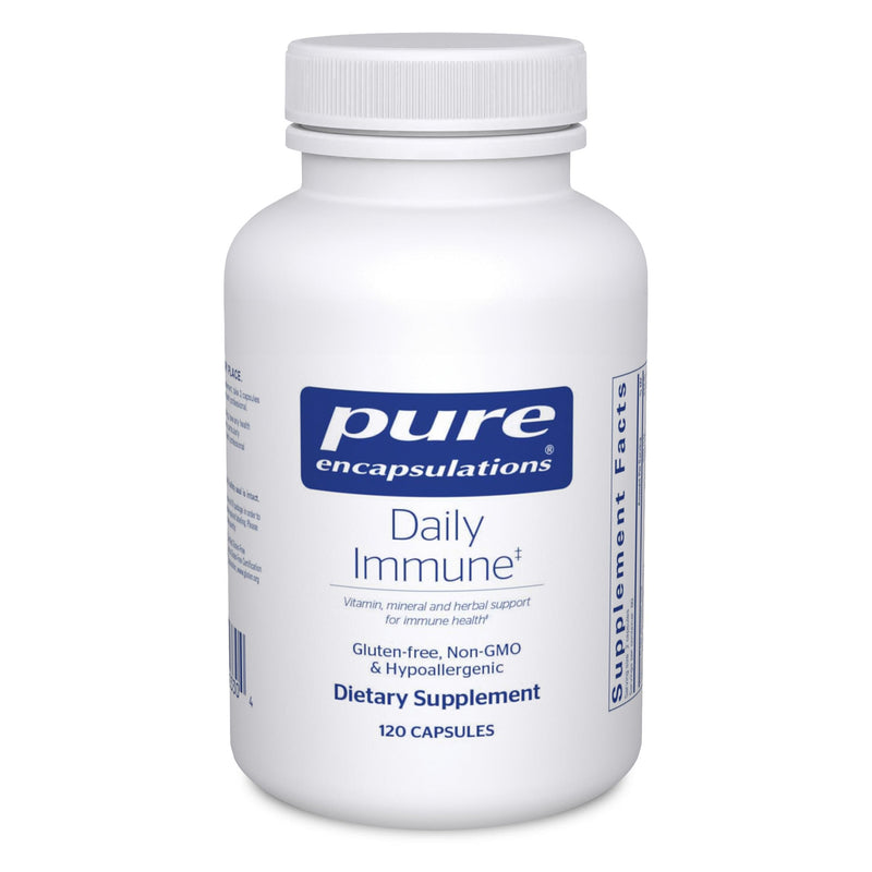 Pure Encapsulations Daily Immune, 120 Capsules | Comprehensive Immune Formula with Vitamin, Mineral, and Herbal Support, Supports Immune System Defense and Function* 120 Count (Pack of 1)