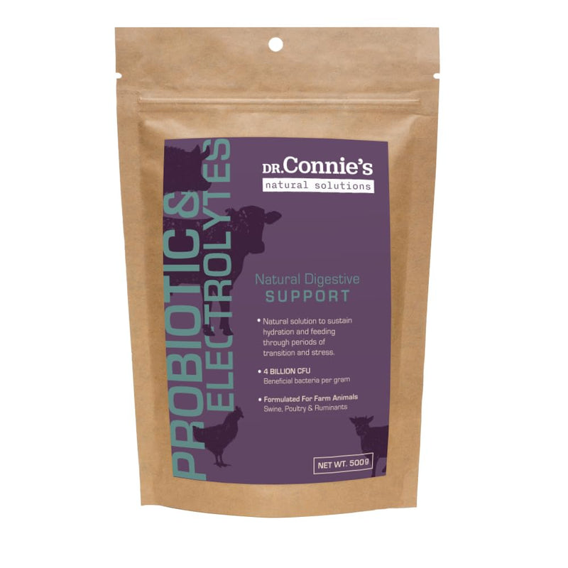 Dr. Connie's Probiotic + Electrolyte for Farm Animals | Supplement to Support A Healthy Gut | Veterinarian Formulated - BeesActive Australia