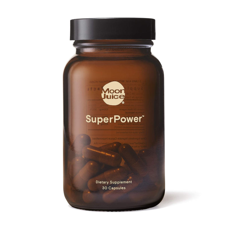 Moon Juice, Superpower Immune Supplement, Vitamin C, D, Zinc & Reishi, 30ct | 4 bioavailable fundamentals for defense, balance & recovery, veg capsules