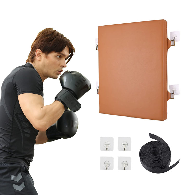 INNOLIFE Wall Boxing Pads 2-in-1 Wall Punching Pad Portable Tree Punch Target for Martial Arts Training 16.9" Punching Pad