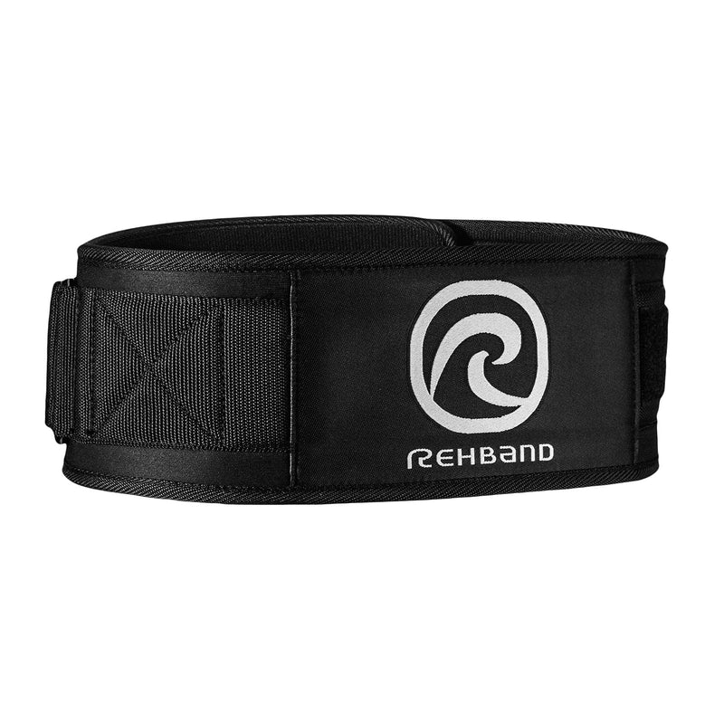 Rehband Weight Lifting Belt for Squats & Deadlifts - Weightlifting Belt for Men & Women, Powerlifting and Bodybuilding Belt Unisex, Heavy Duty Gym Belt Black Medium