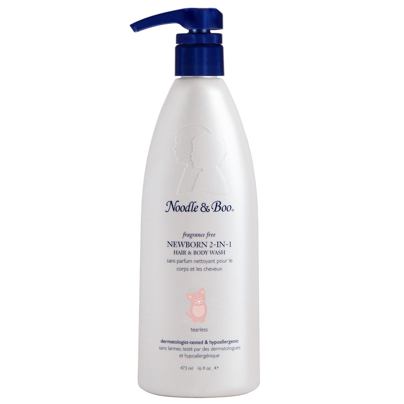 Noodle & Boo Fragrance Free Newborn 2-in-1 Hair & Body Wash for Baby Eczema Care, 16 fl. oz. - BeesActive Australia