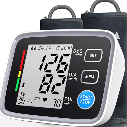 Automatic Upper Arm Blood Pressure Monitor 2 Cuff Sizes 1 monitor + 2 cuff sizes