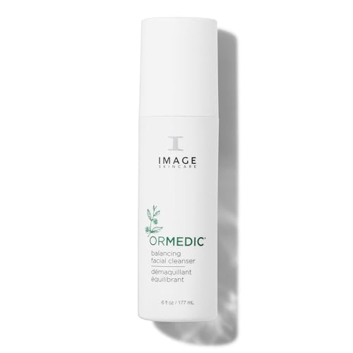 IMAGE Skincare, Ormedic pH Balancing Facial Cleanser, Mild Foaming and Hydrating Face Wash with Aloe Vera 6 Fl Oz (Pack of 1)