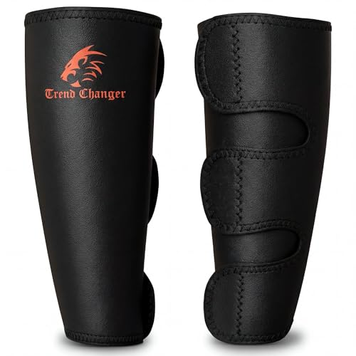 Deadlift Shin Guards & Calf Support Brace, 5mm CrossFit 2 Pack - Men, Women 5MM (Thick)
