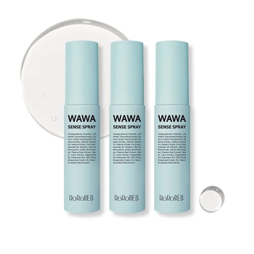 ROROBELL Wawa Sense Spray Oral Care Mouth Freshener Fights Bad breath ((1/3 Fl Oz (Pack of 3))) (1/3 Fl Oz (Pack of 3))
