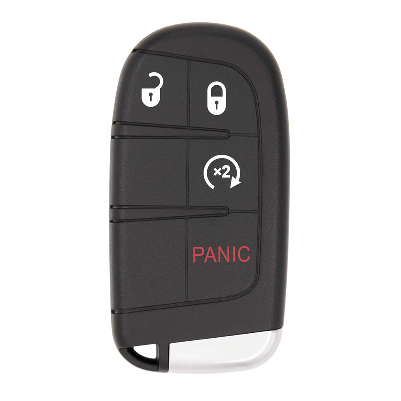 Keyless2Go Replacement for 4 Button Proximity Remote Smart Key for Jeep Compass M3N-40821302 68250337 AB