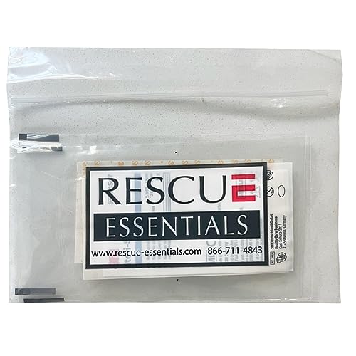 Rescue Essesntials - 3M Steri-Strip Reinforced Skin Closures (1/2 in x 4 in) - 12 Count (2 Packages of 6)