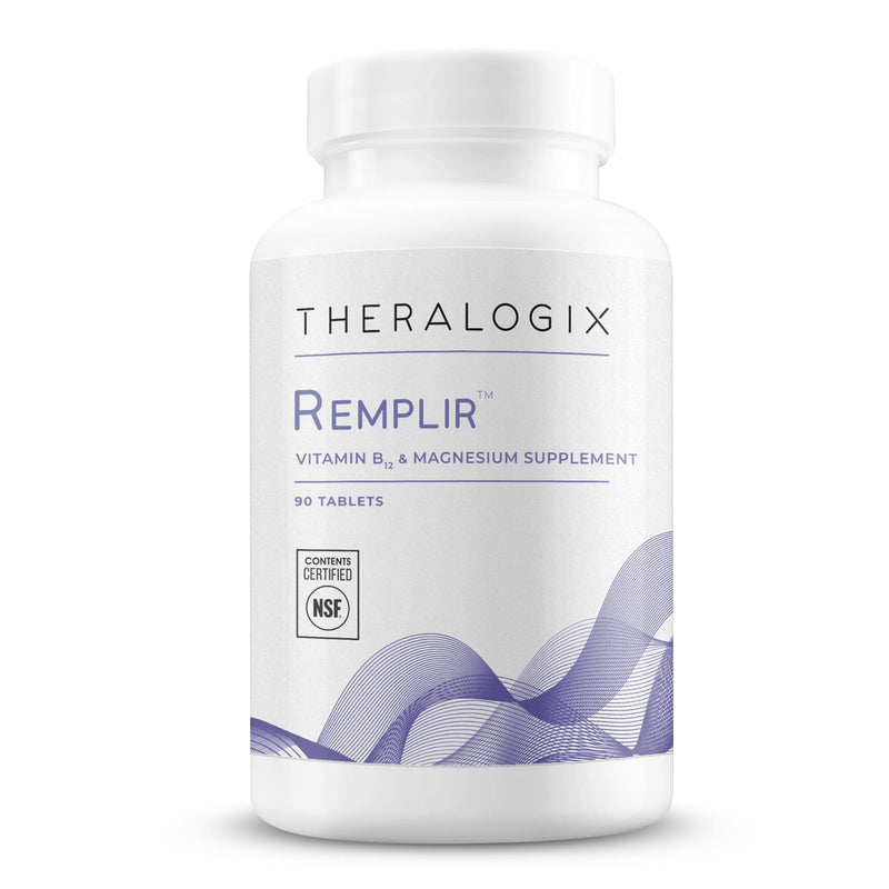 Theralogix Remplir – Metabolism, Brain & Nerve Health, NSF Certified | Helps support healthy energy levels, mental health, nerve and muscle function with vitamin B12 and chelated magnesium.*