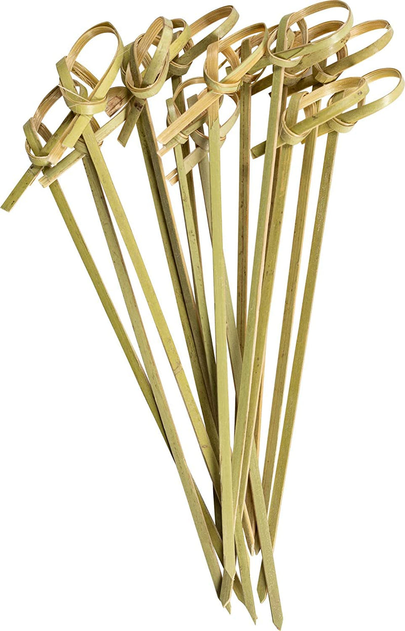 Comfy Package [300 Count] Bamboo Knot Picks - 4.75 Inch Cocktail Picks, Appetizer Skewers, & Toothpicks for Appetizers, Fruits, Sandwiches - BeesActive Australia