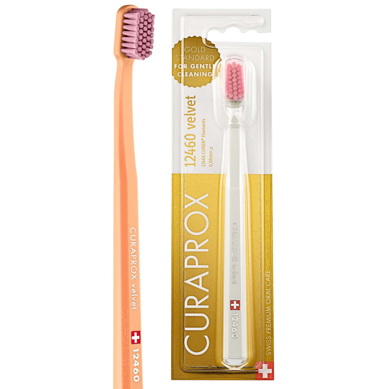 Curaprox CS 12460 Velvet Soft Toothbrush ‚Äì Sensitive Gum Care | Ultra-Gentle Cleaning with 12,460 Filaments | Single Pack, Random Color - BeesActive Australia