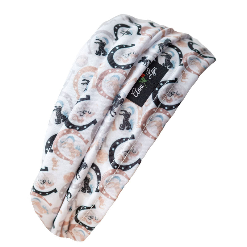 Women's Equestrian Headband Horseshoes - BeesActive Australia