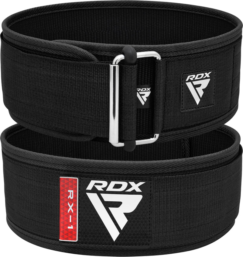 RDX Weight Lifting Belt - AUTO LOCK 4” Premium Adjustable Gym Belt for Olympic Cross Training - Support for Men Women Functional Fitness Workout - WOD Powerlifting Bodybuilding Weightlifting Deadlift Black M - BeesActive Australia